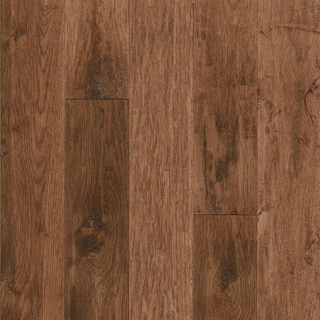 Hartco American Scrape 5" Solid Hickory Hardwood Plank Low Gloss