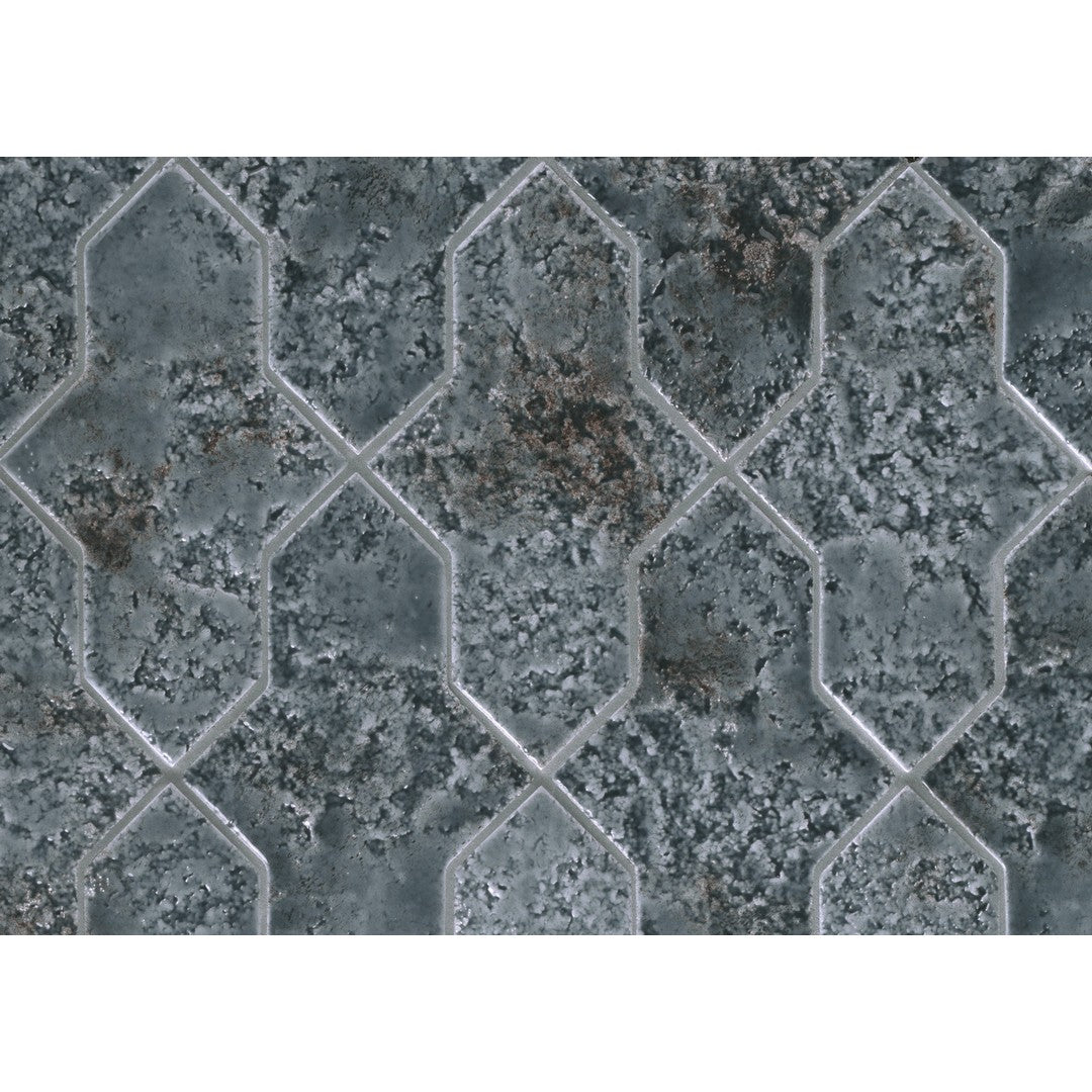 Crossville-Gibraltar-2.5-x-7-Semi-Gloss-Amulet-Shape-Porcelain-Tile-Blue