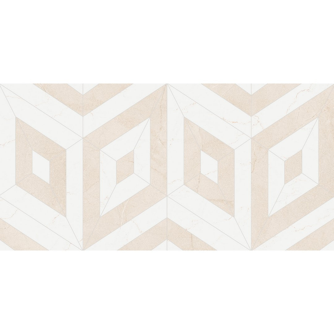 Crossville Italia 24" x 48" Rectified Honed 3D Texture Porcelain Tile