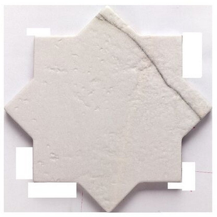 Crossville Marmol 6" x 6" Matte Porcelain Star Tile