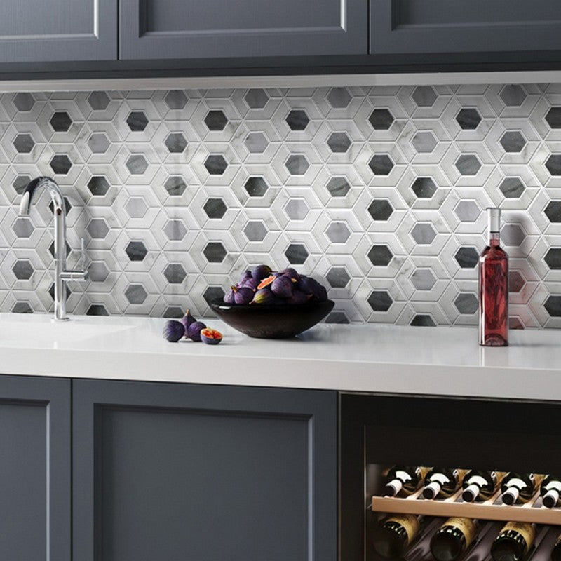 MiR-Seattle-11.4-x-13-Interlocking-Bardiglio-Nuvolato-&-Bianco-Carrara-Marble-Mosaic-Heights