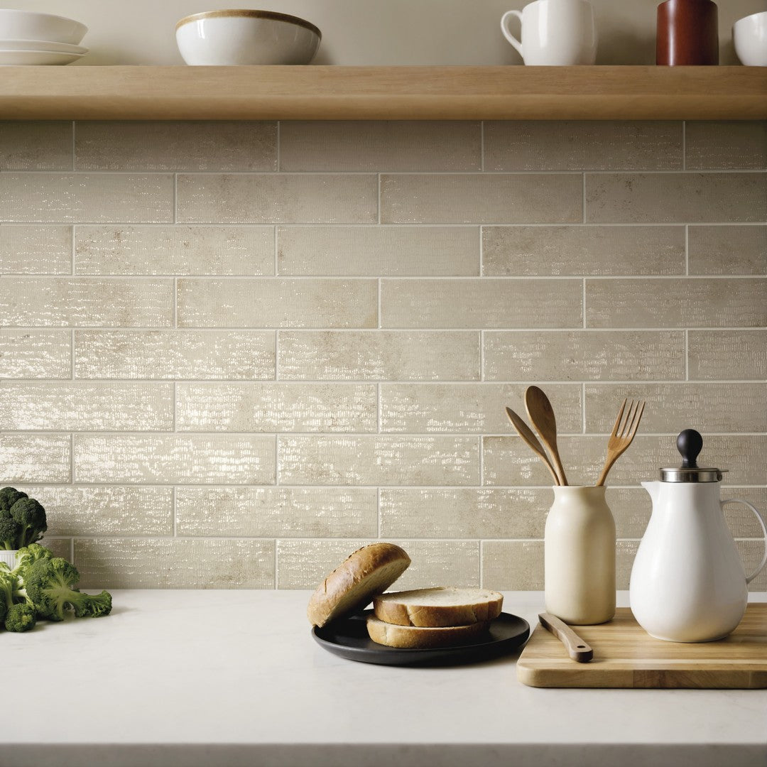 Settecento-Inciso-3-x-12-Glossy-Grooved-Texture-Porcelain-Wall-Tile-Desert