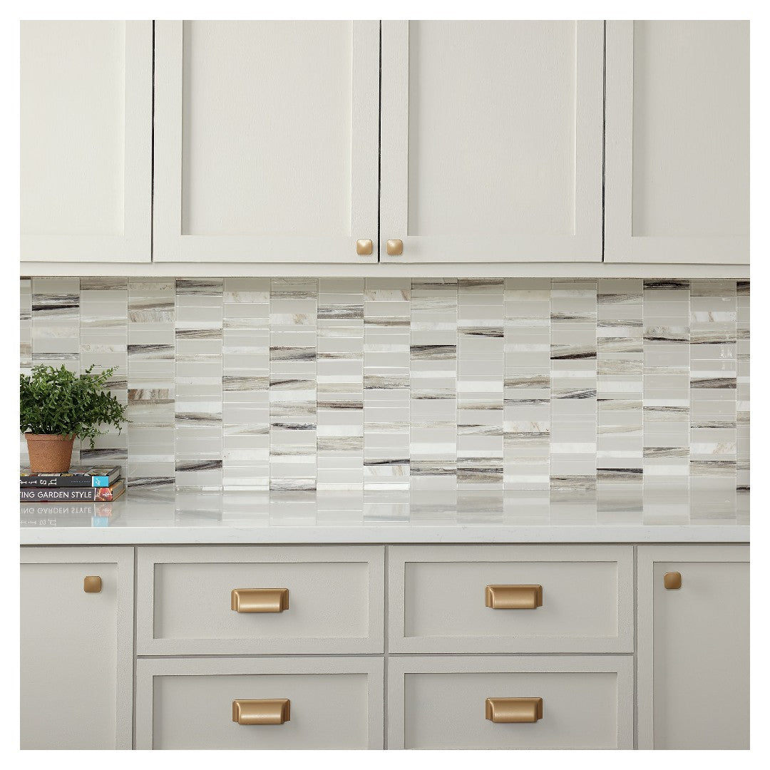 Daltile-Simplystick-Mosaix-11-x-12-Polished-Glass-4-Straight-Joint-Mosaic-Daphine-White-and-Glass-Blend