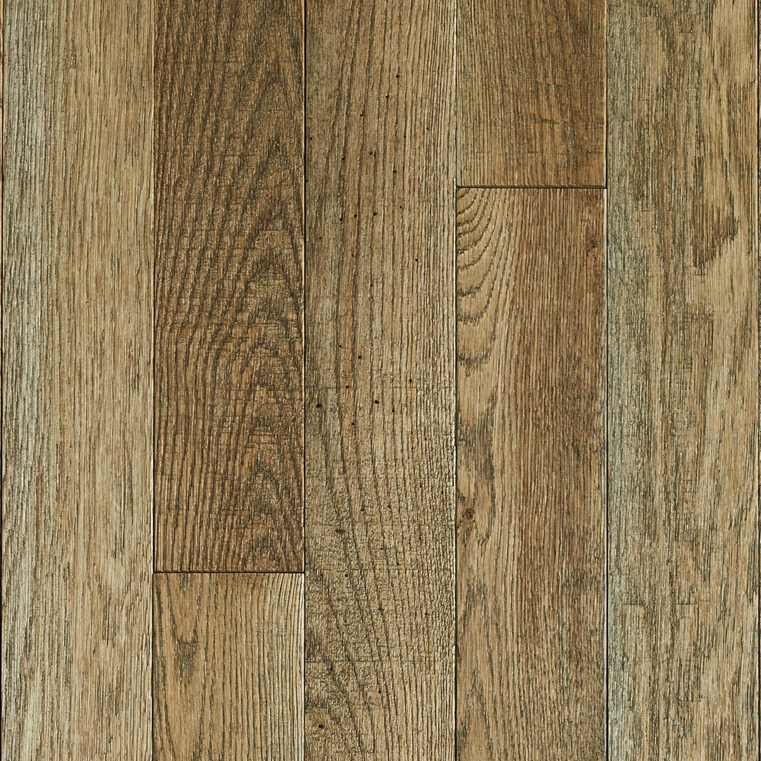 Bruce Barnwood Living 4" Distressed Solid Hardwood