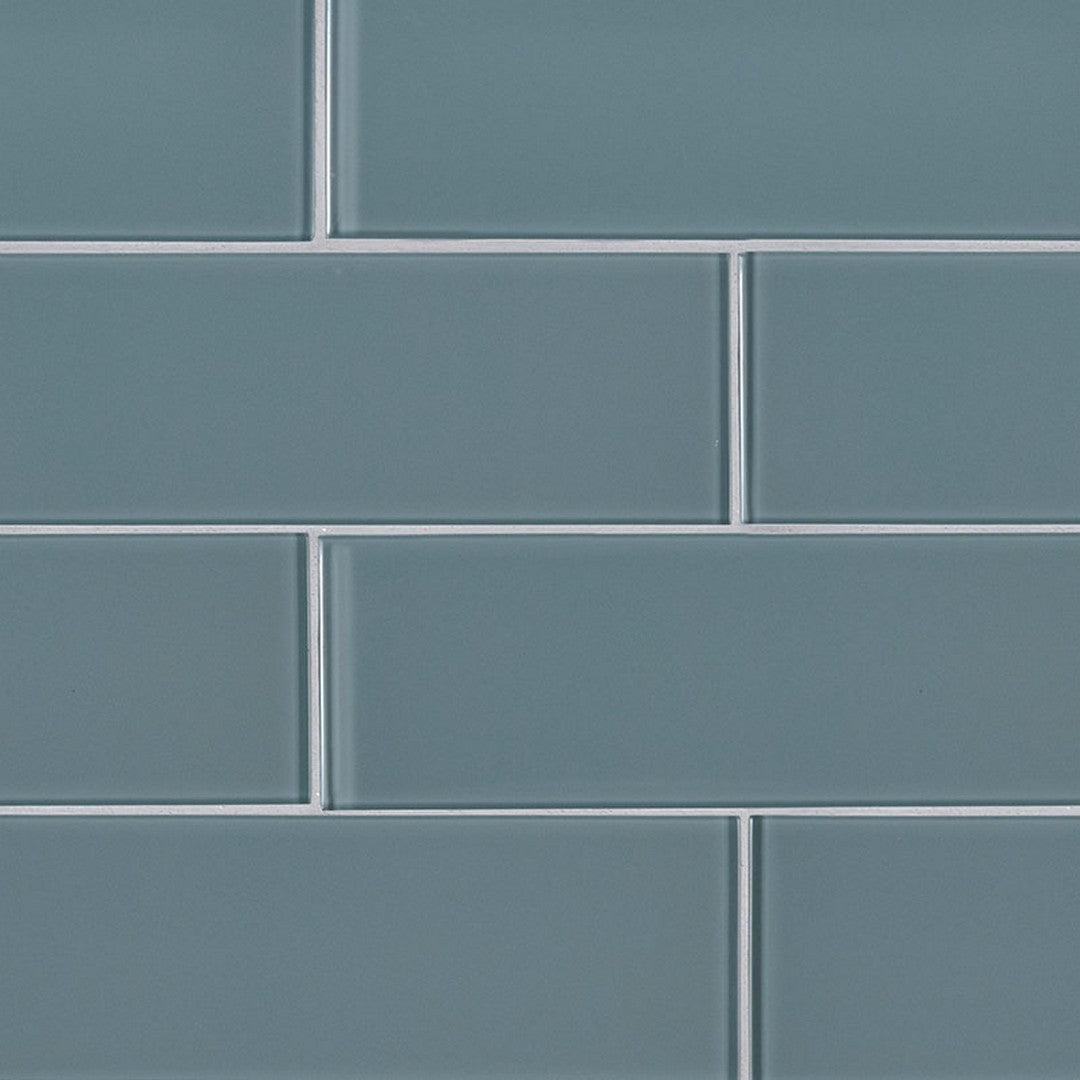 MS International Harbor Gray 3" x 9" Glass Tile