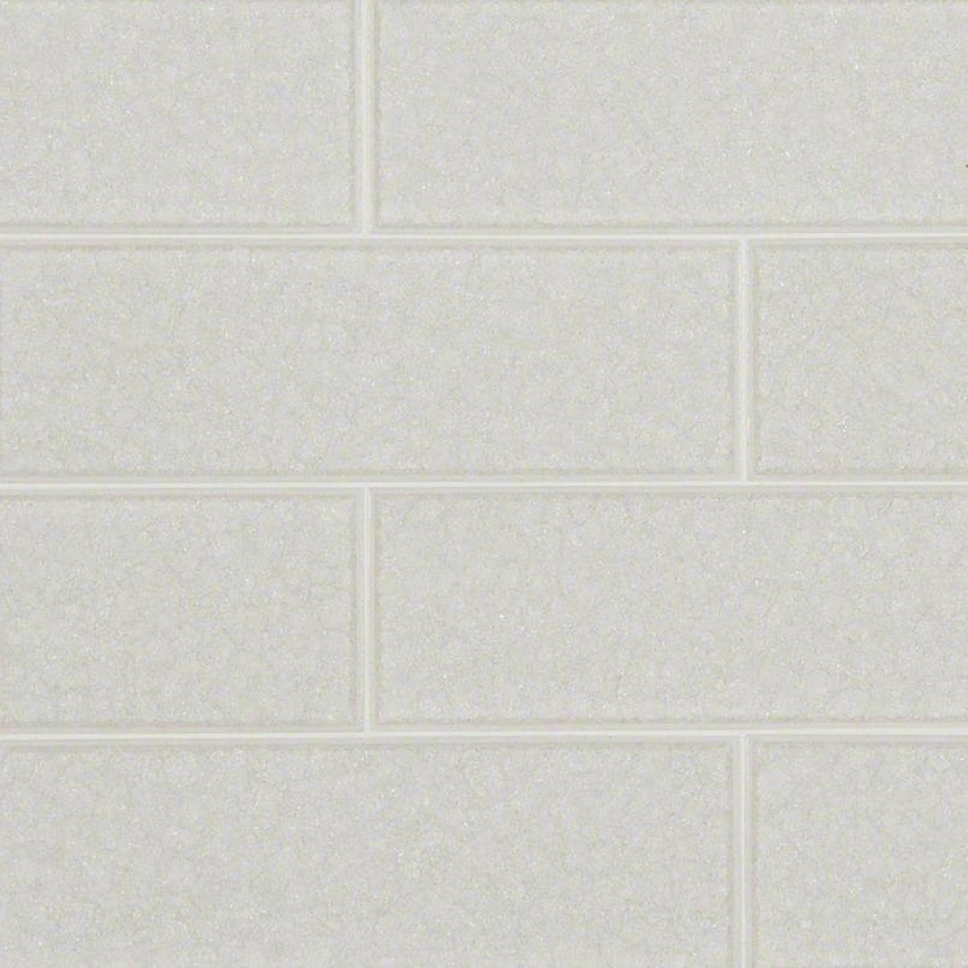 MS International Frosted Icicle 3" x 9" Glass Tile