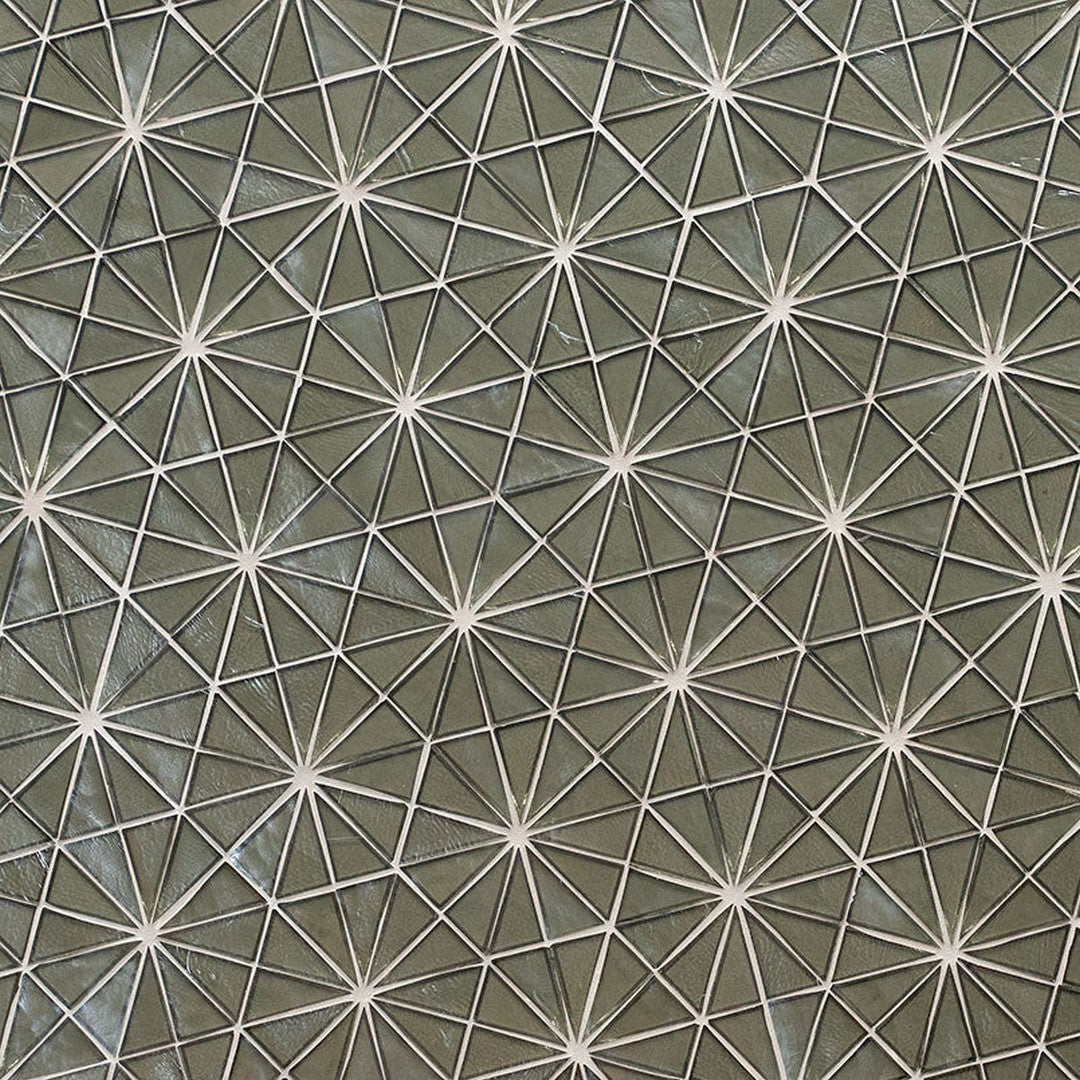 MS International Stella 9" x 15" Glossy Geometric Glass Mosaic