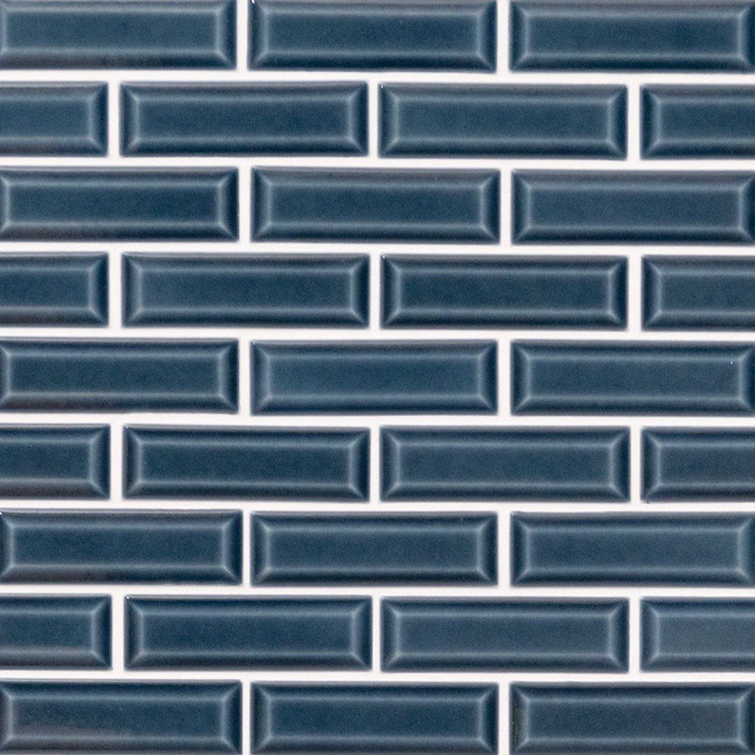 MS International Highland Park 12" x 12" Glossy Brick Ceramic Tile