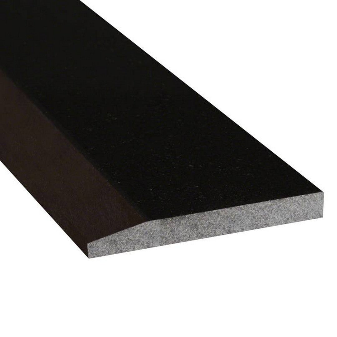 MS International Premium Black 4" x 36" Polished Granite Threshold Single Hollywood