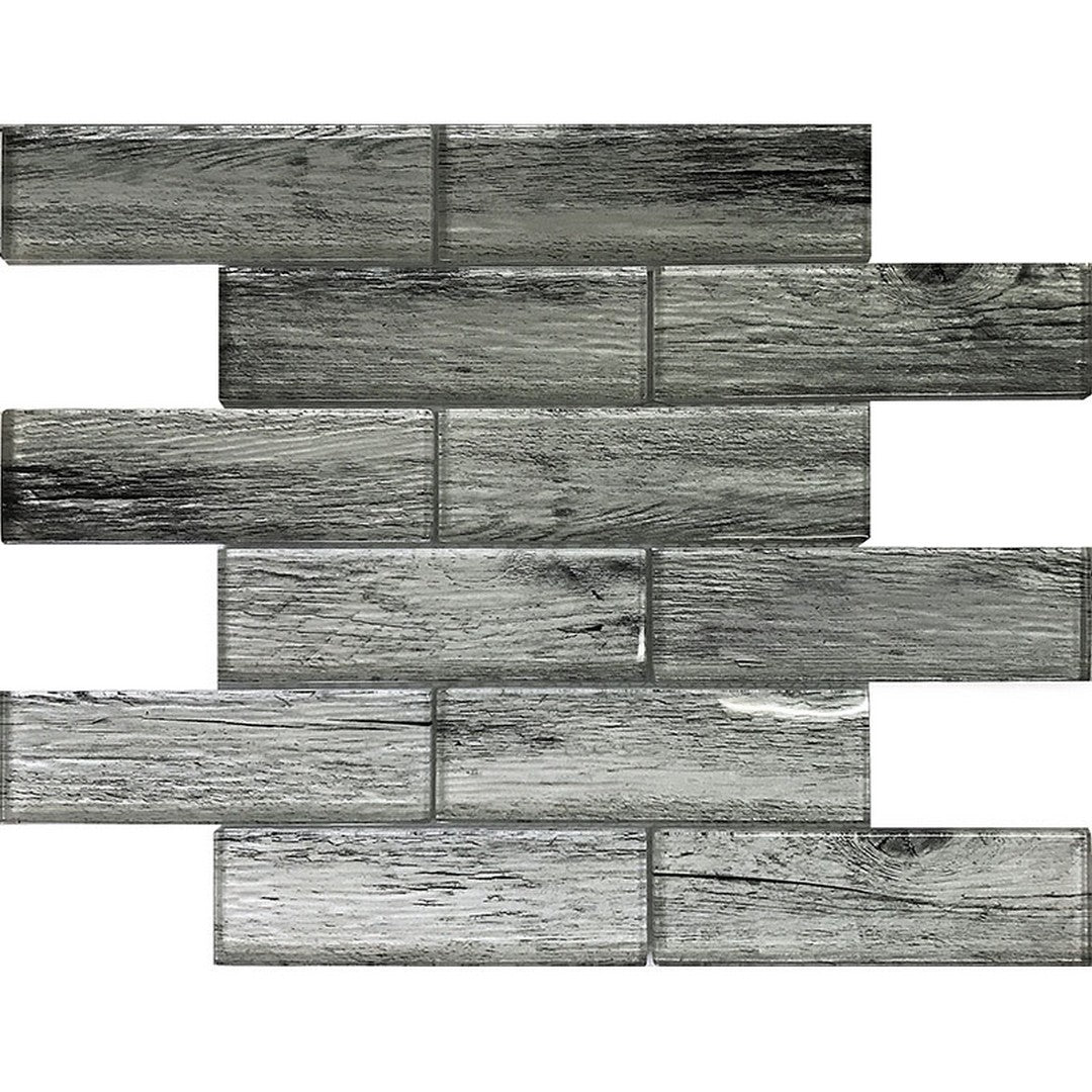 MiR Sierra 11.8" x 11.8" Glossy Glass 1.9x5.9" Rectangle Mosaic