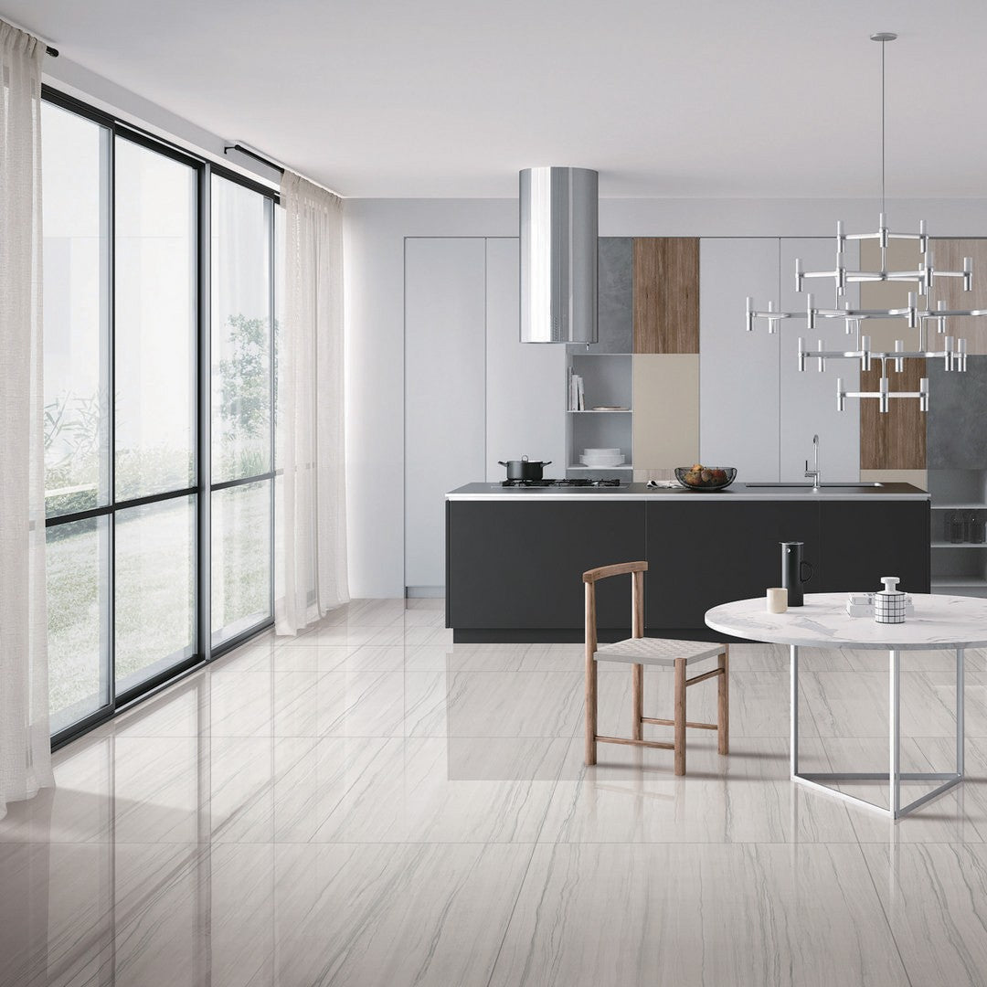 Tesoro-Delray-II-28-x-28-Rectified-Polished-Porcelain-Tile-Linen