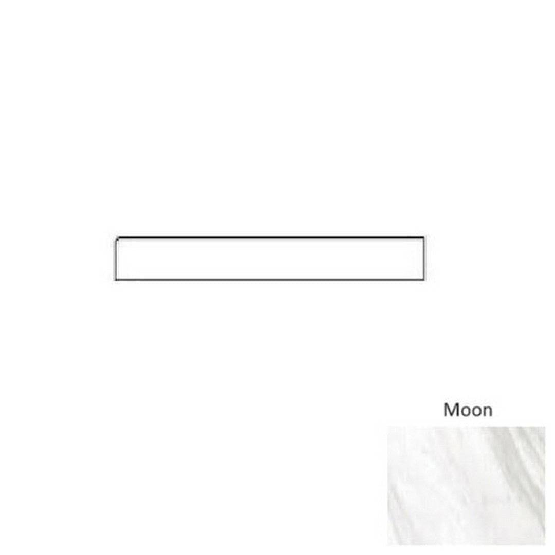 Tesoro Delray II - 3" x 24" Rectified Polished Porcelain Bullnose