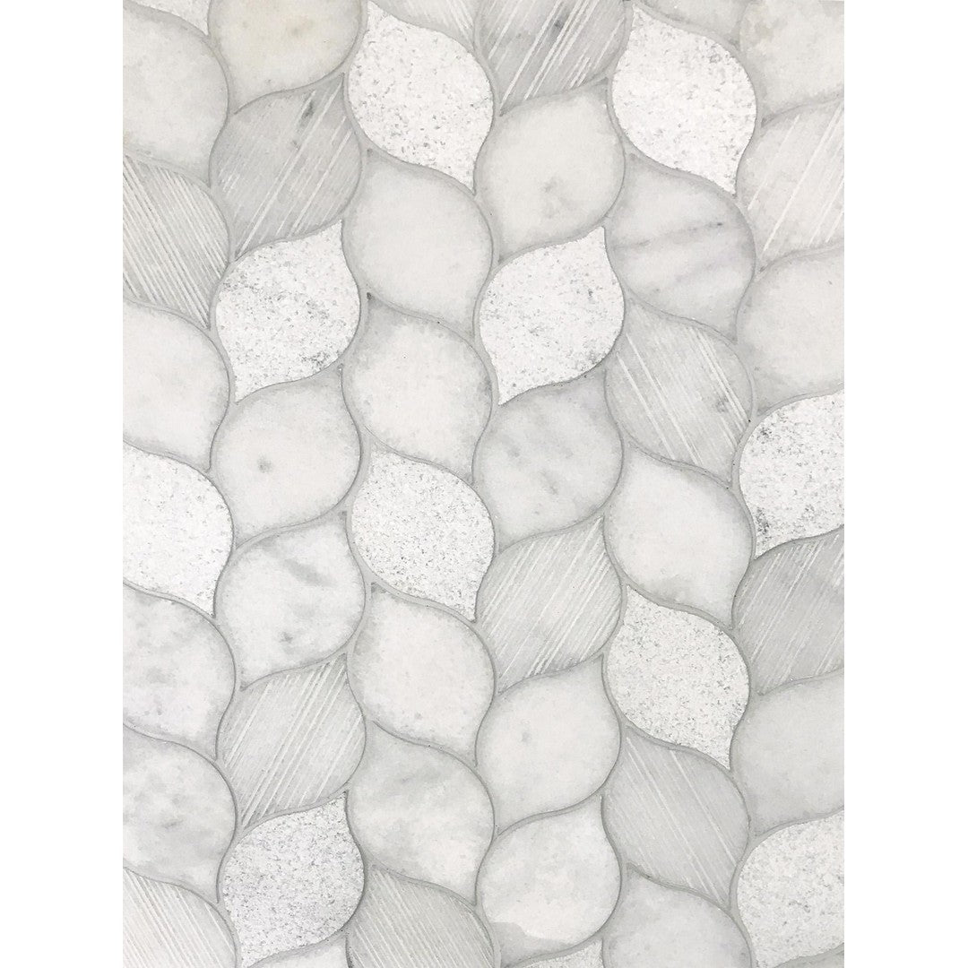 Tesoro Contempo 10.5" x 12.25" Multi Leaf Natural Stone Mosaic