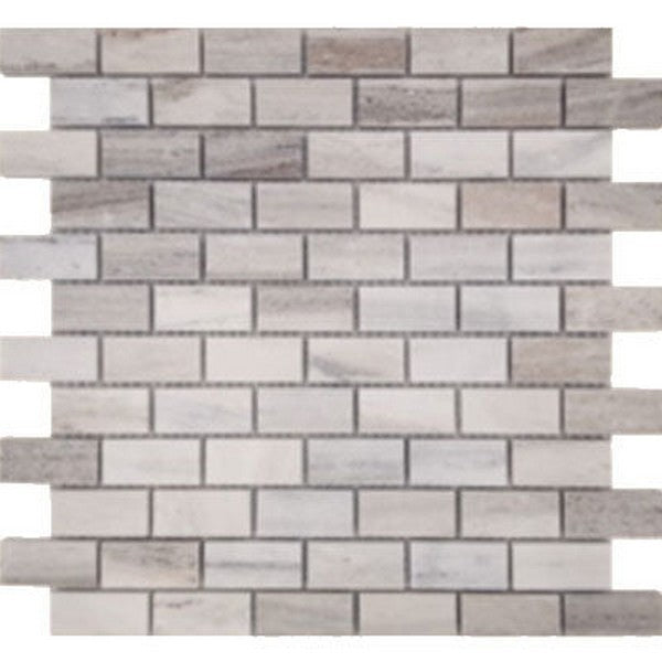 Tesoro Pietra Antica 12" x 12" Polished 1x2" Natural Stone Mosaic