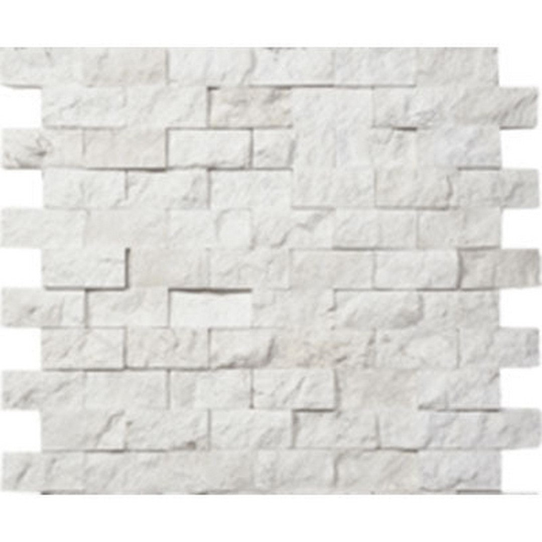 Tesoro Imperial 12" x 12" Interlocking 1x2" Splitface Natural Stone Mosaic