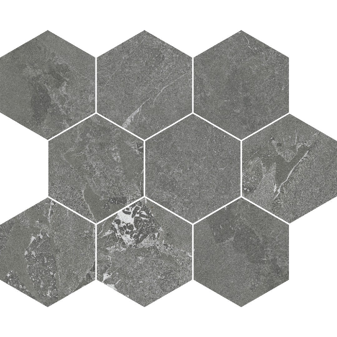 Crossville Darby 10" x 12" Matte Porcelain 4" Hexagon Mosaic