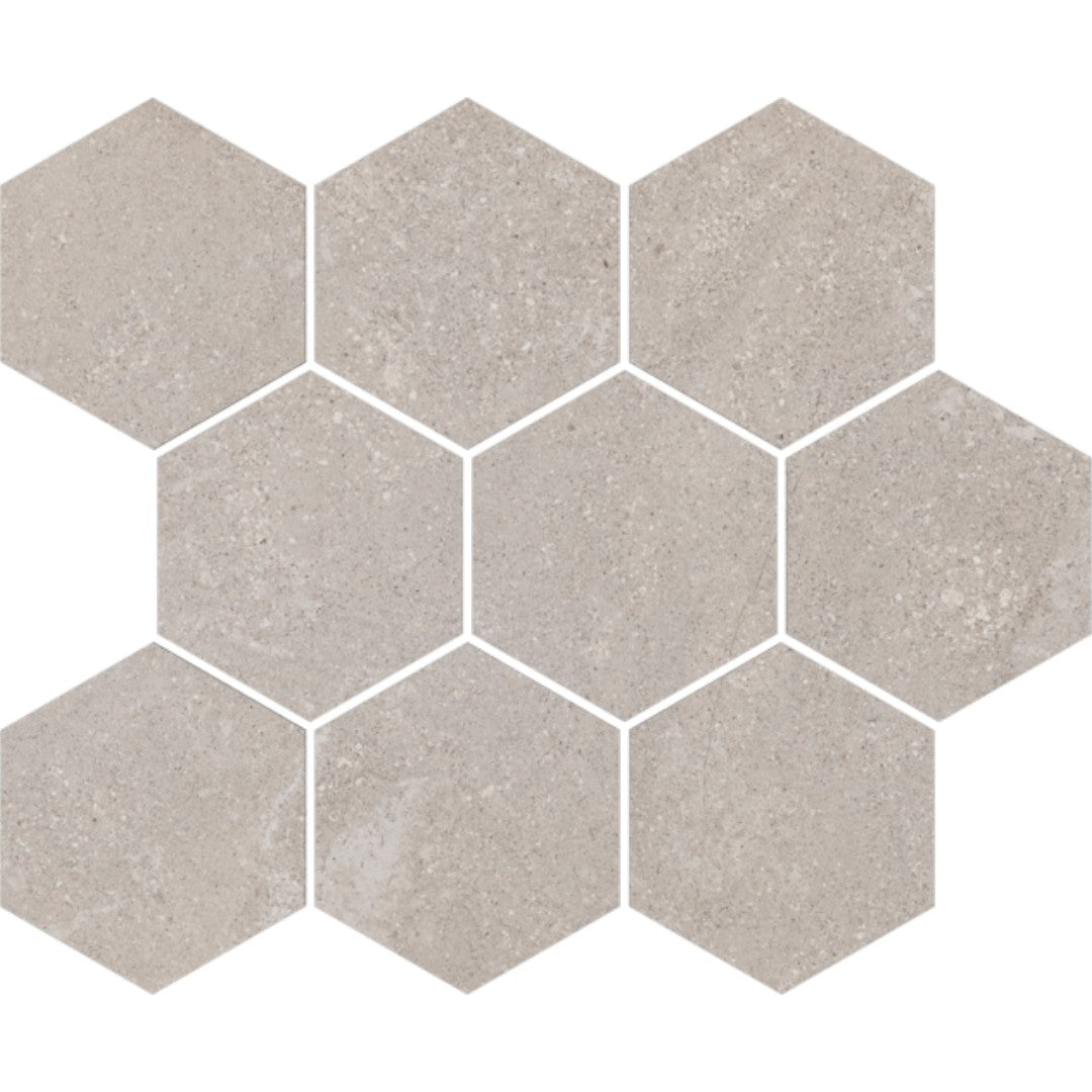 Crossville Home Turf 10" x 12" Matte Porcelain 4" Hexagon Mosaic