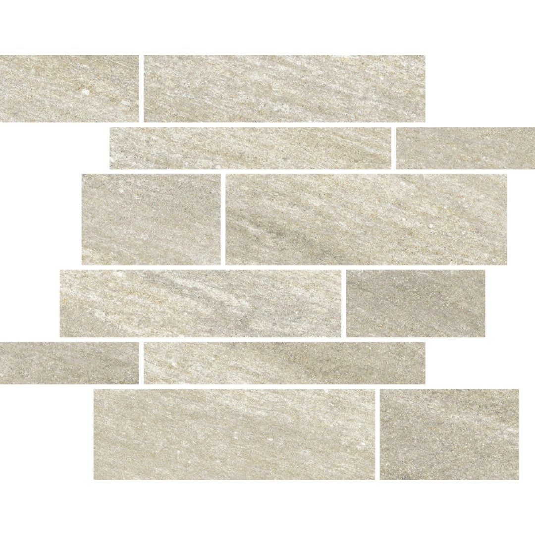 Crossville Mineral Mood 12" x 12" Natural Porcelain Muretto Mosaic