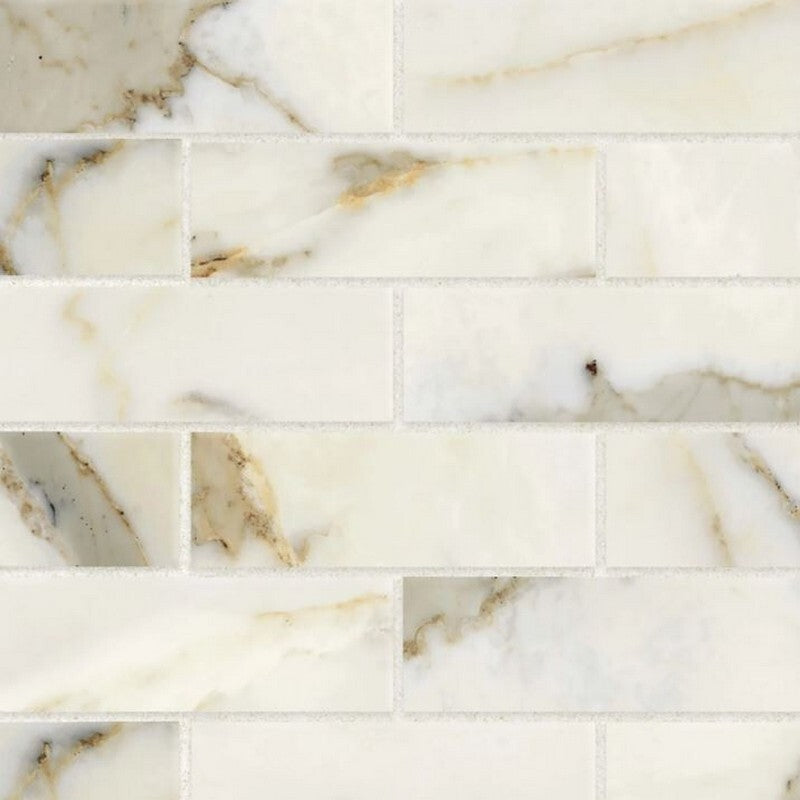 Bedrosians Classic 2.0 - Polished Porcelain 2x6" Mosaic (Sale)