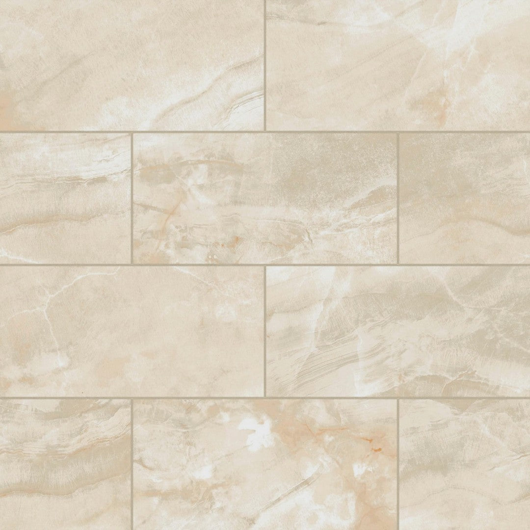 Bedrosians Gemma 12" x 24" Polished Porcelain Field Tile