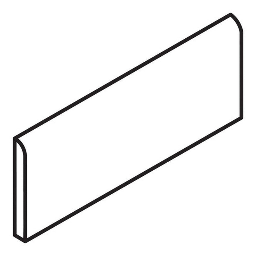 Bedrosians Ikonite 4" x 24" Honed Porcelain Bullnose