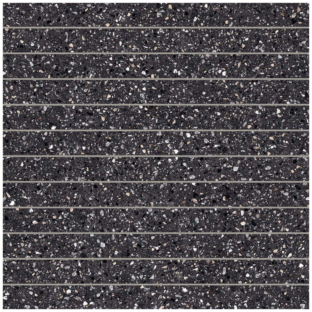 Bedrosians Mystere 12" x 12" Structured Porcelain 1x12" Mosaic