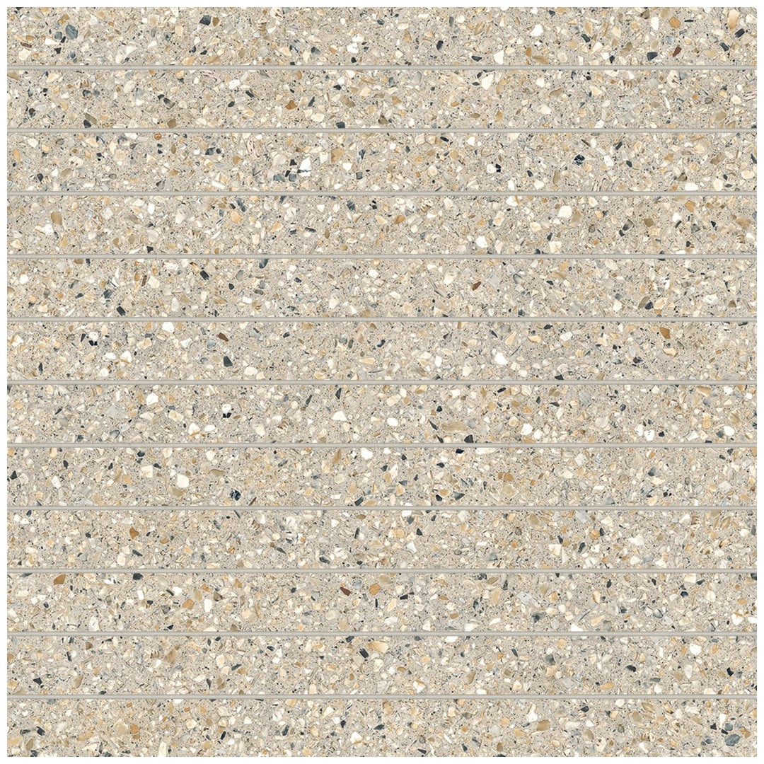 Bedrosians Mystere 12" x 12" Structured Porcelain 1x12" Mosaic