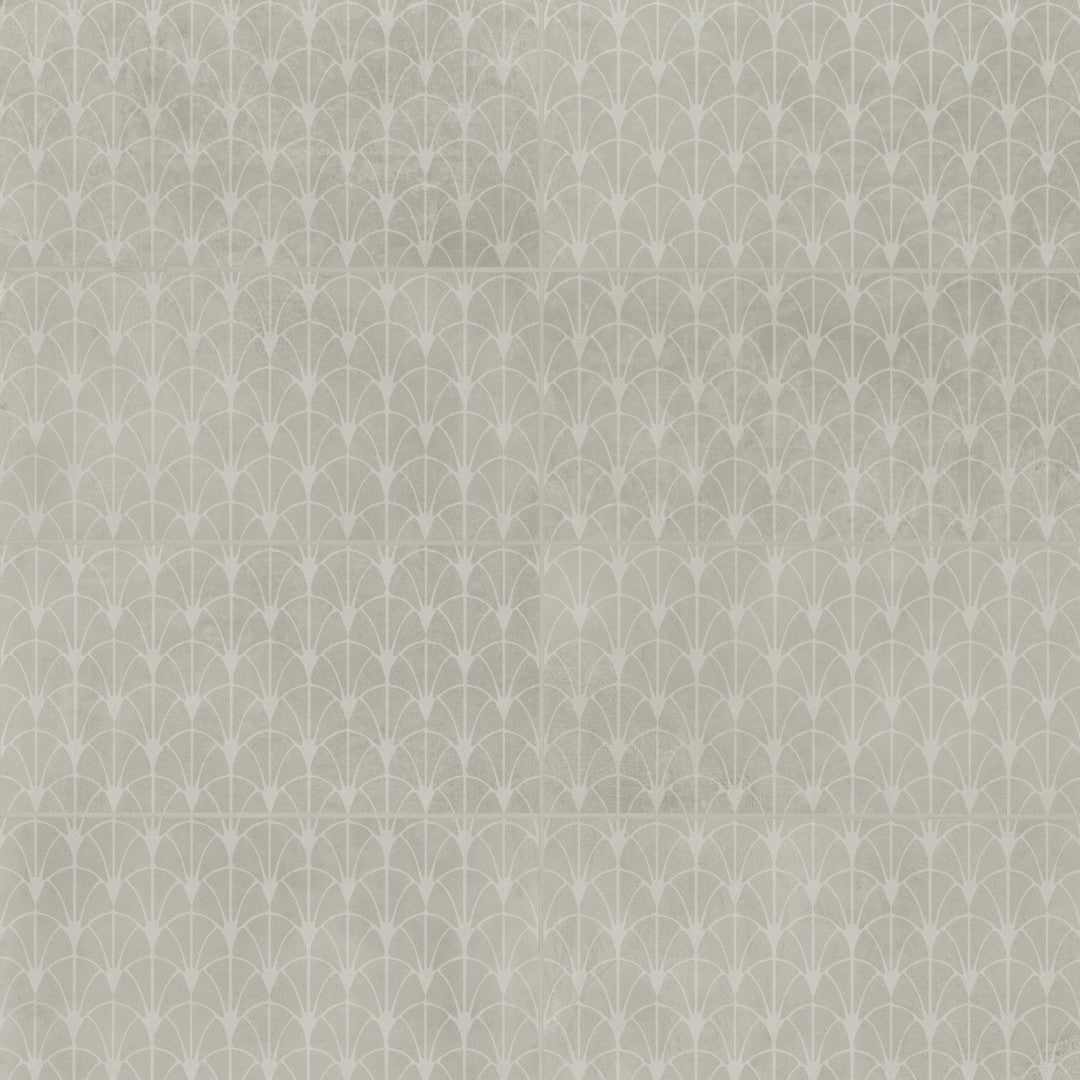 Bedrosians Wave 12" x 24" Honed Porcelain Fan Deco Tile