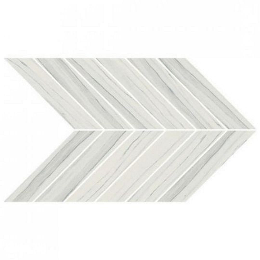 Bedrosians Zebrino 9" x 15" Matte Porcelain Mosaic