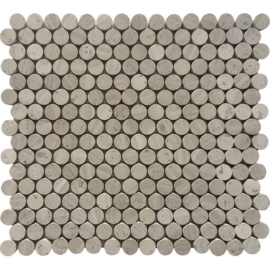 MiR Savannah 11.3" x 12.3" Polished Natural Stone 0.8" Mosaic