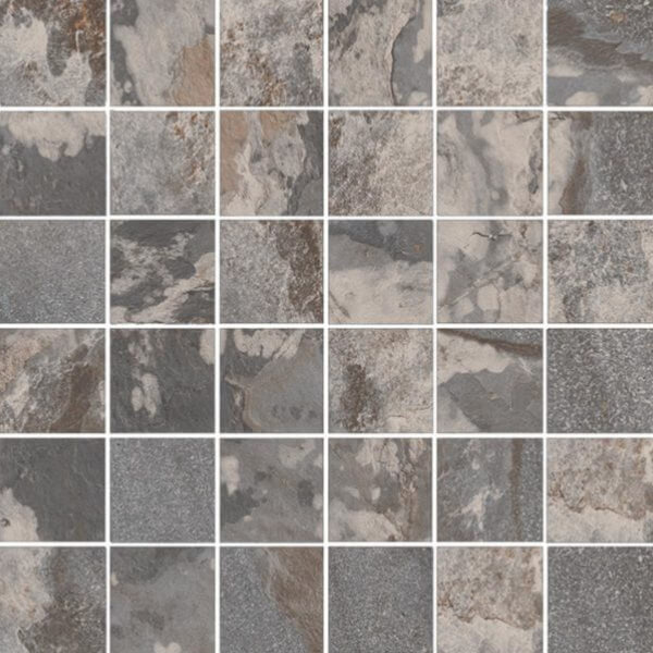 Happy Floors Sierra 12" x 12" Natural Porcelain 2" Mosaic
