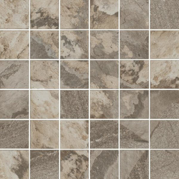 Happy Floors Sierra 12" x 12" Natural Porcelain 2" Mosaic