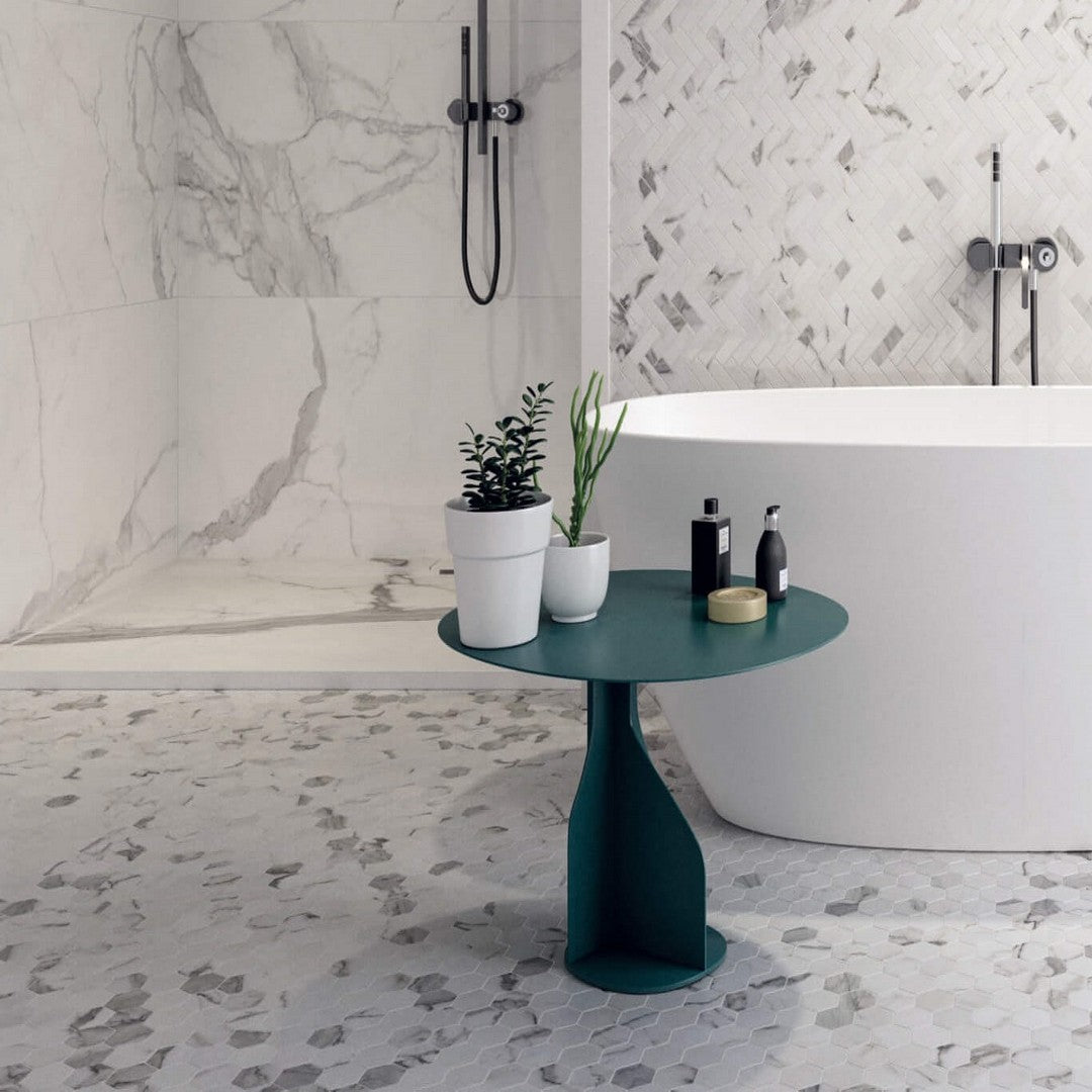 Happy-Floors-Statuario-Luxe-12-x-13-Large-Hex-Mosaic-Luxe-Polished