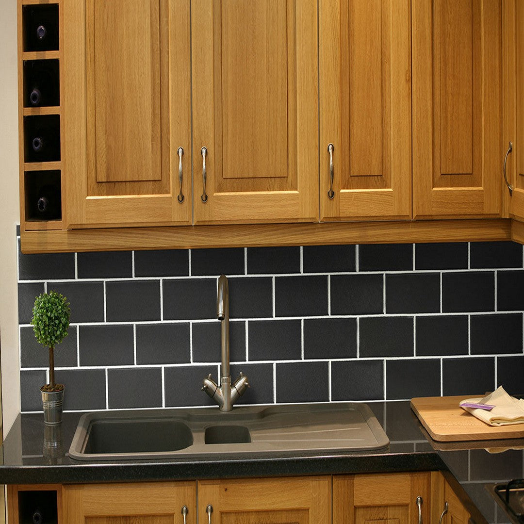 MS-International-Subway-2-x-4-Mosaic-Glossy-Nero-Black-Matte