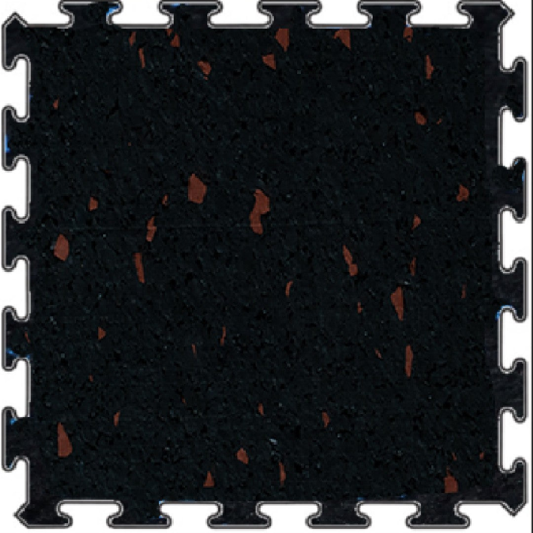 RUBBERlogix GYMlogix 24" x 24" Rubber Tile 9.53mm