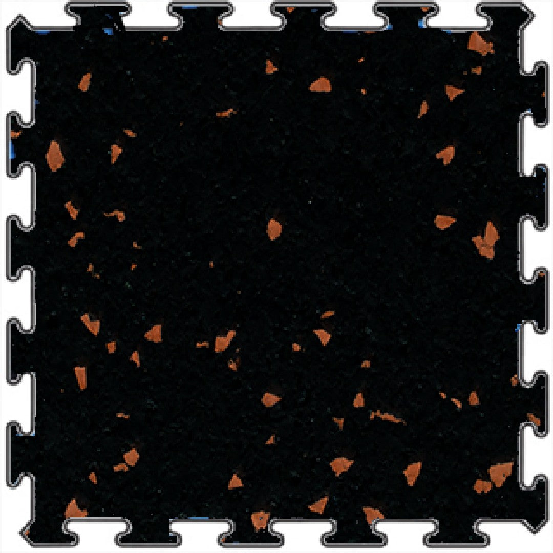RUBBERlogix GYMlogix 24" x 24" Rubber Tile 9.53mm