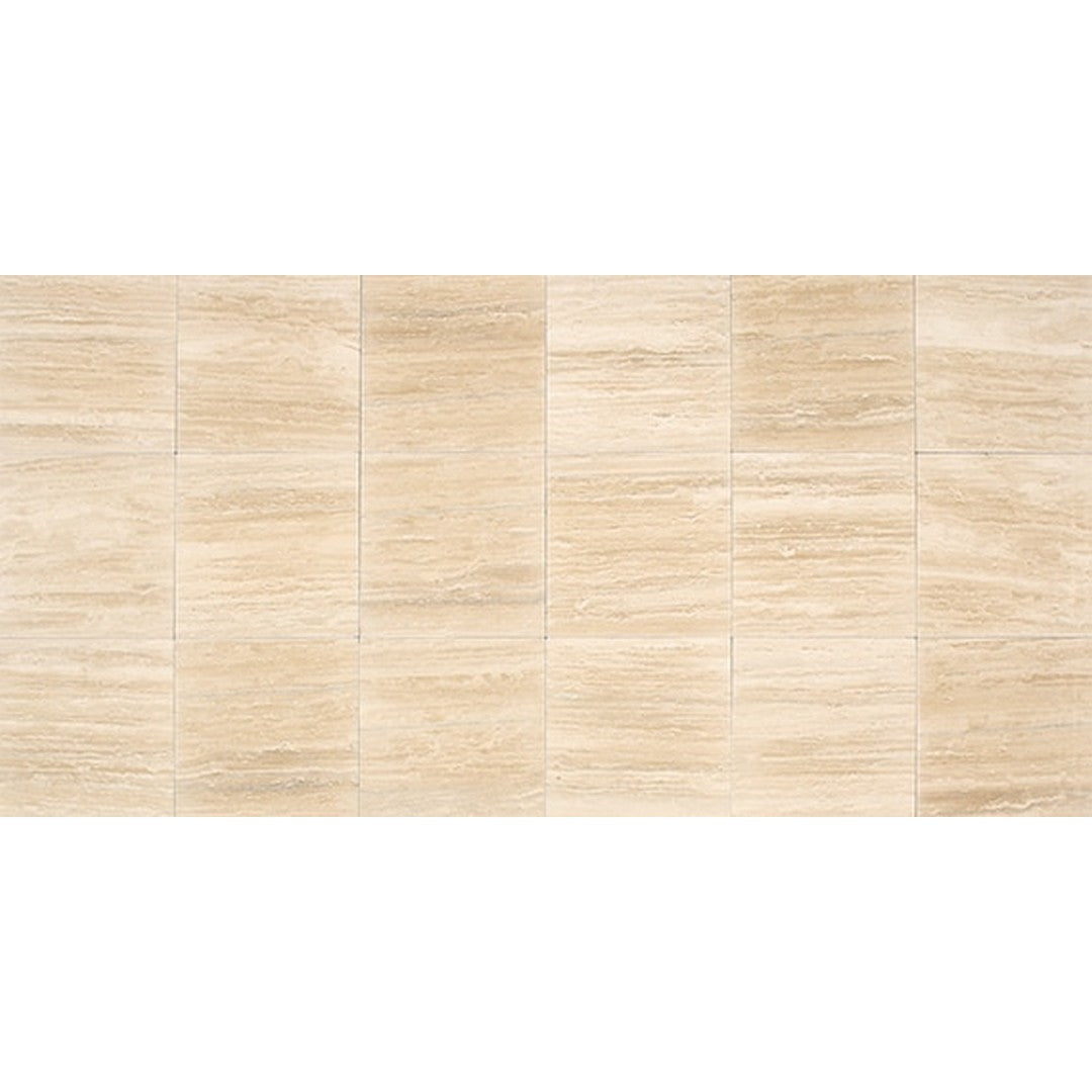American Olean Stone Source 12" x 12" Honed Travertine Tile