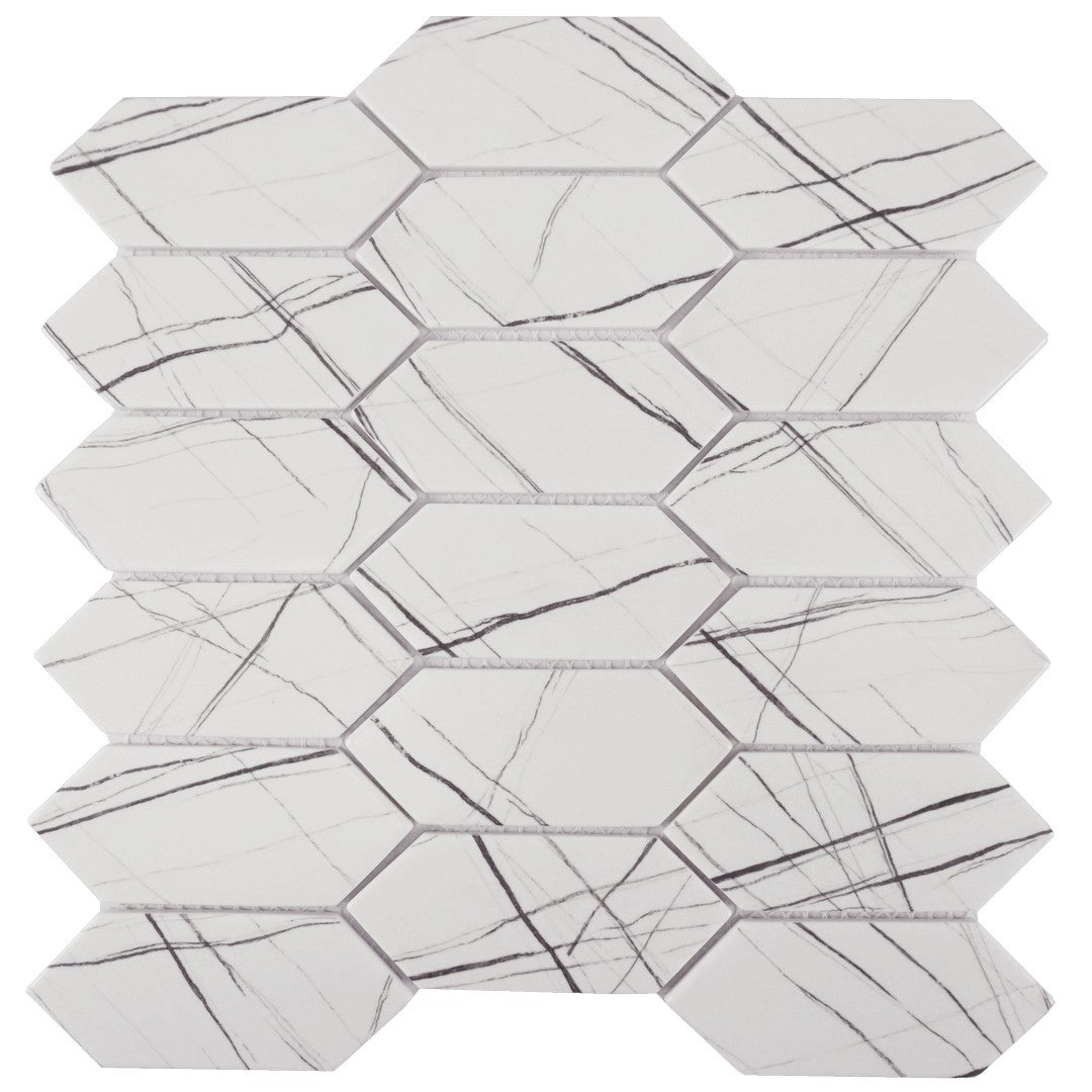 Tesoro Native 12" x 12" Matte 2x4" Picket Glass Mosaic
