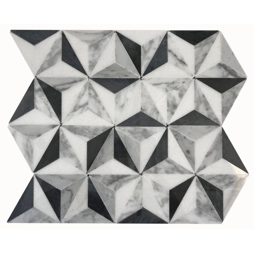 Ottimo-Tribeca-14-x-16-Polished-Stone-Mosaic-Grey-Black