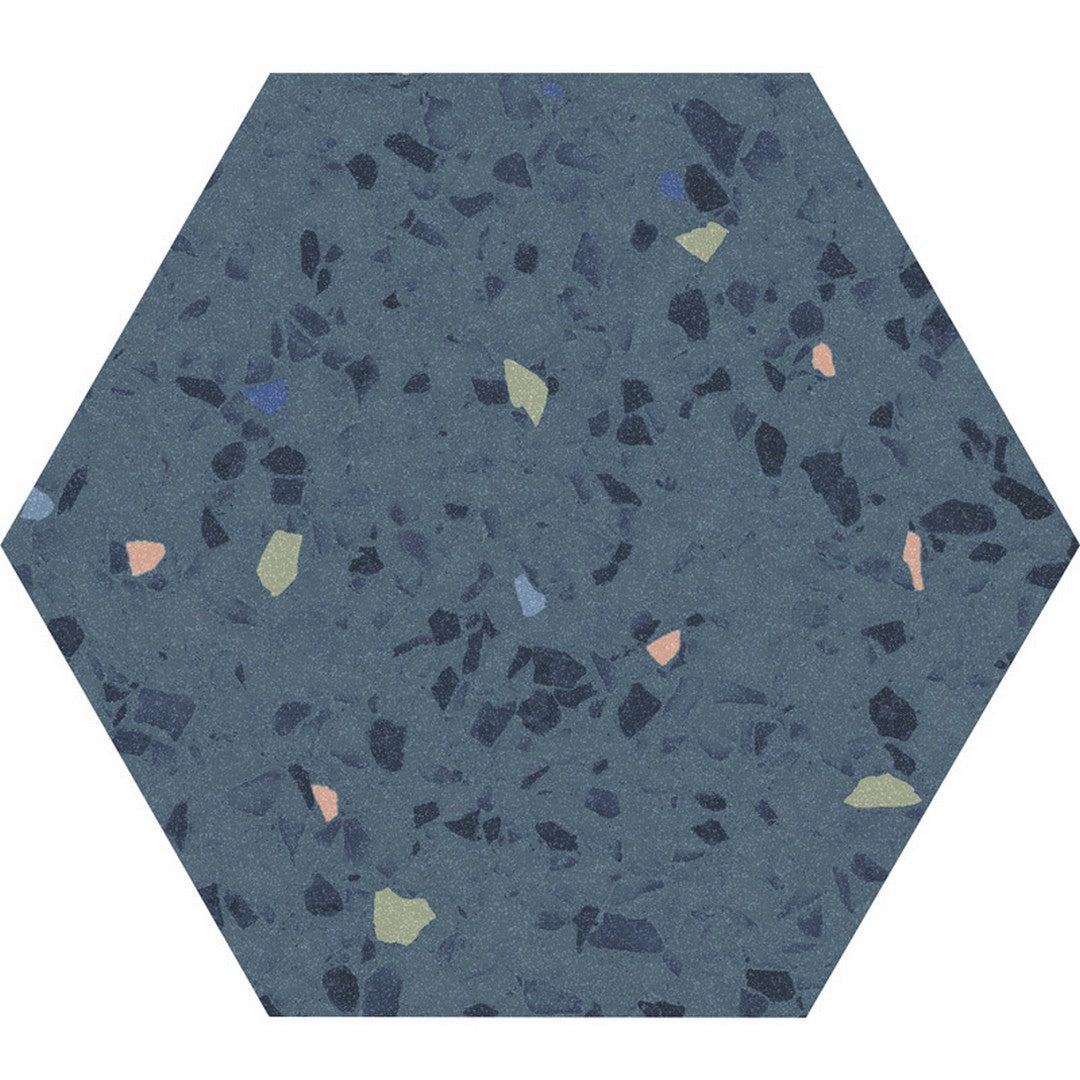 MiR Terra 8" x 10" Pressed Matte Porcelain 8" Hexagon Speckled Tile