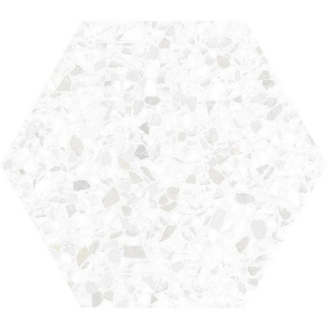 MiR Terra 8" x 10" Pressed Matte Porcelain 8" Hexagon Speckled Tile