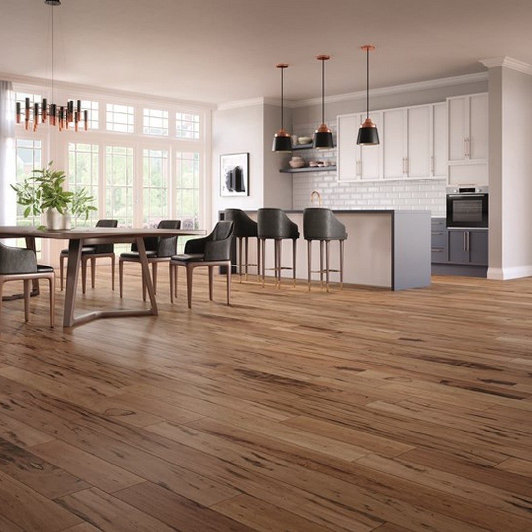 IndusParquet-Largo-7.75-Engineered-Hardwood-Plank-Tigerwood-Wirebrush-Natural-Engineered