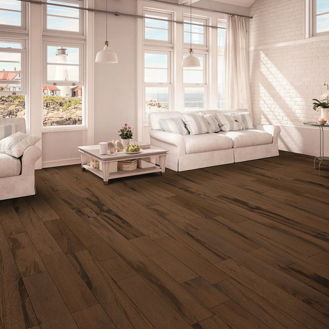IndusParquet-Largo-7.75-Engineered-Hardwood-Plank-Tigerwood-Wirebrush-Chocolate-Engineered