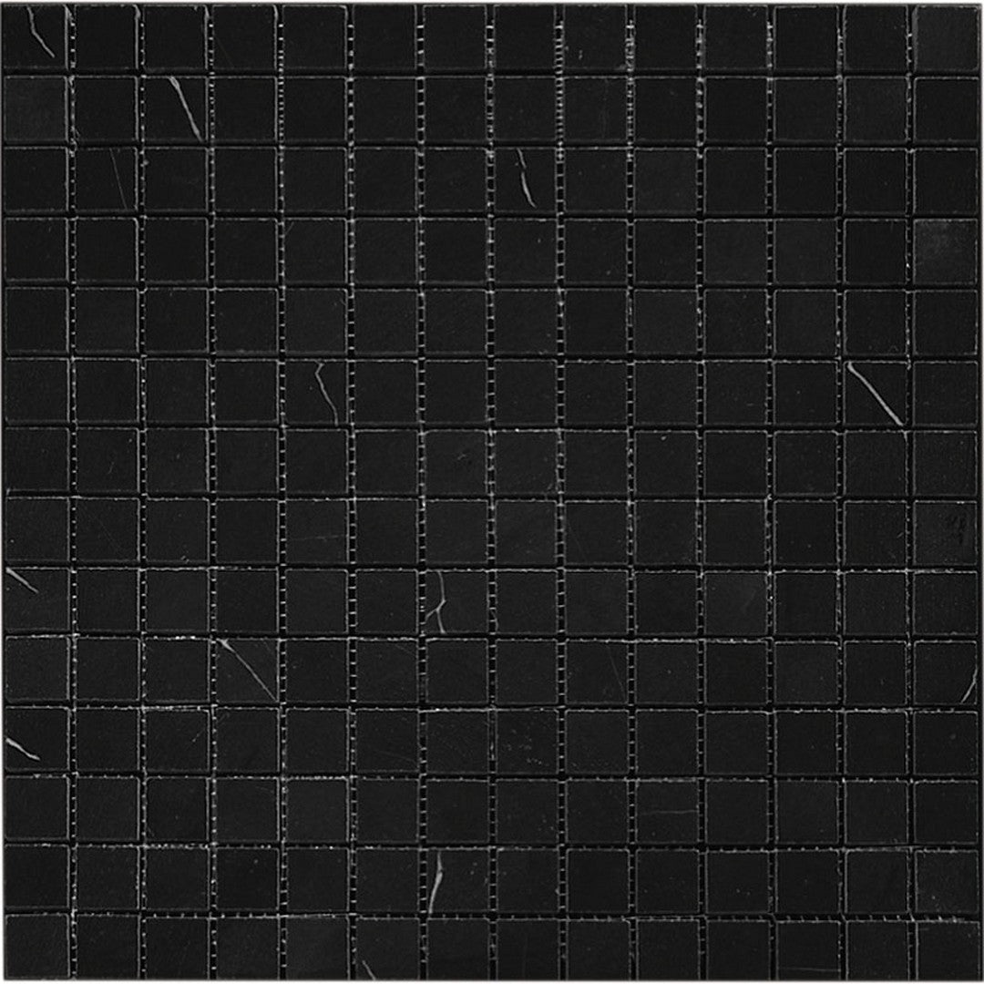 MiR Tuxedo Park 12" x 12" Polished Natural Stone Basketweave Mosaic