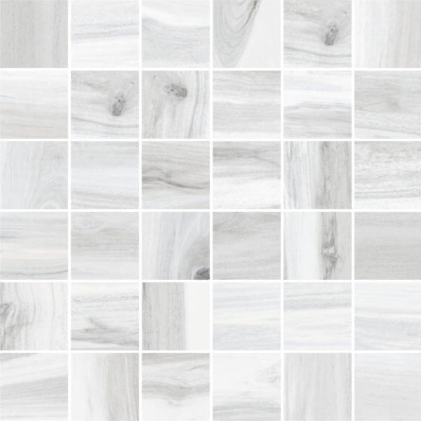 Happy Floors Tasmania 12" x 12" Interlocking Natural Porcelain 2" Mosaic