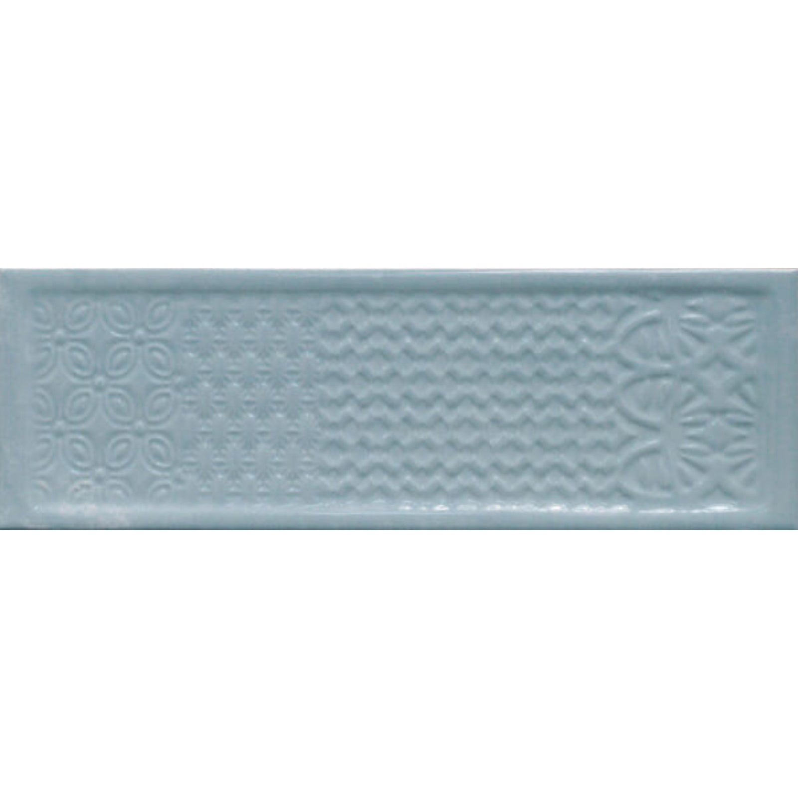 Happy Floors Titan 4" x 12" Glossy Ceramic Deco Wall Tile