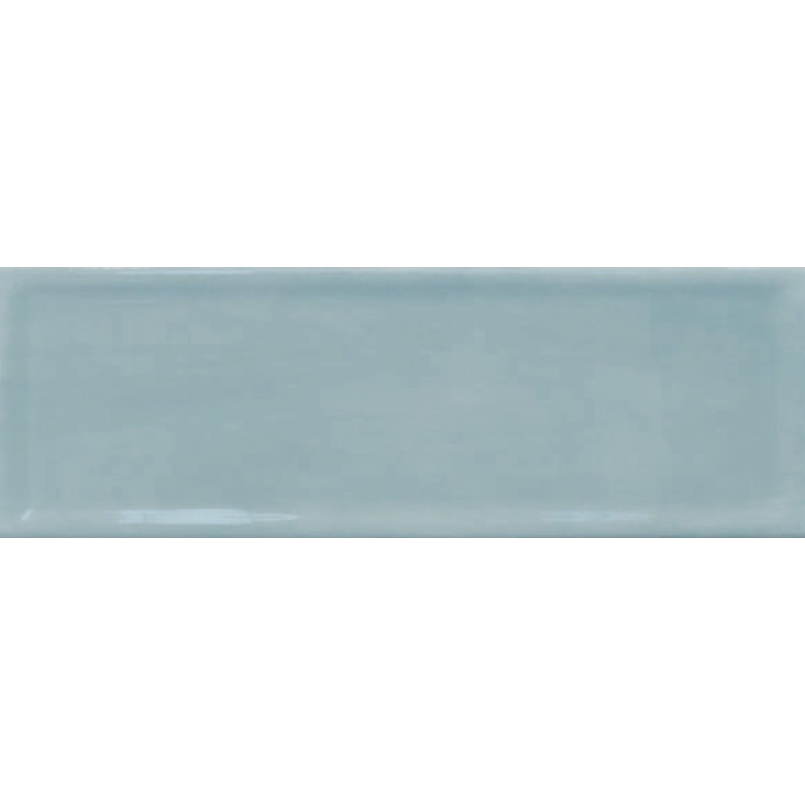 Happy Floors Titan 4" x 12" Glossy Ceramic Deco Edge Wall Tile