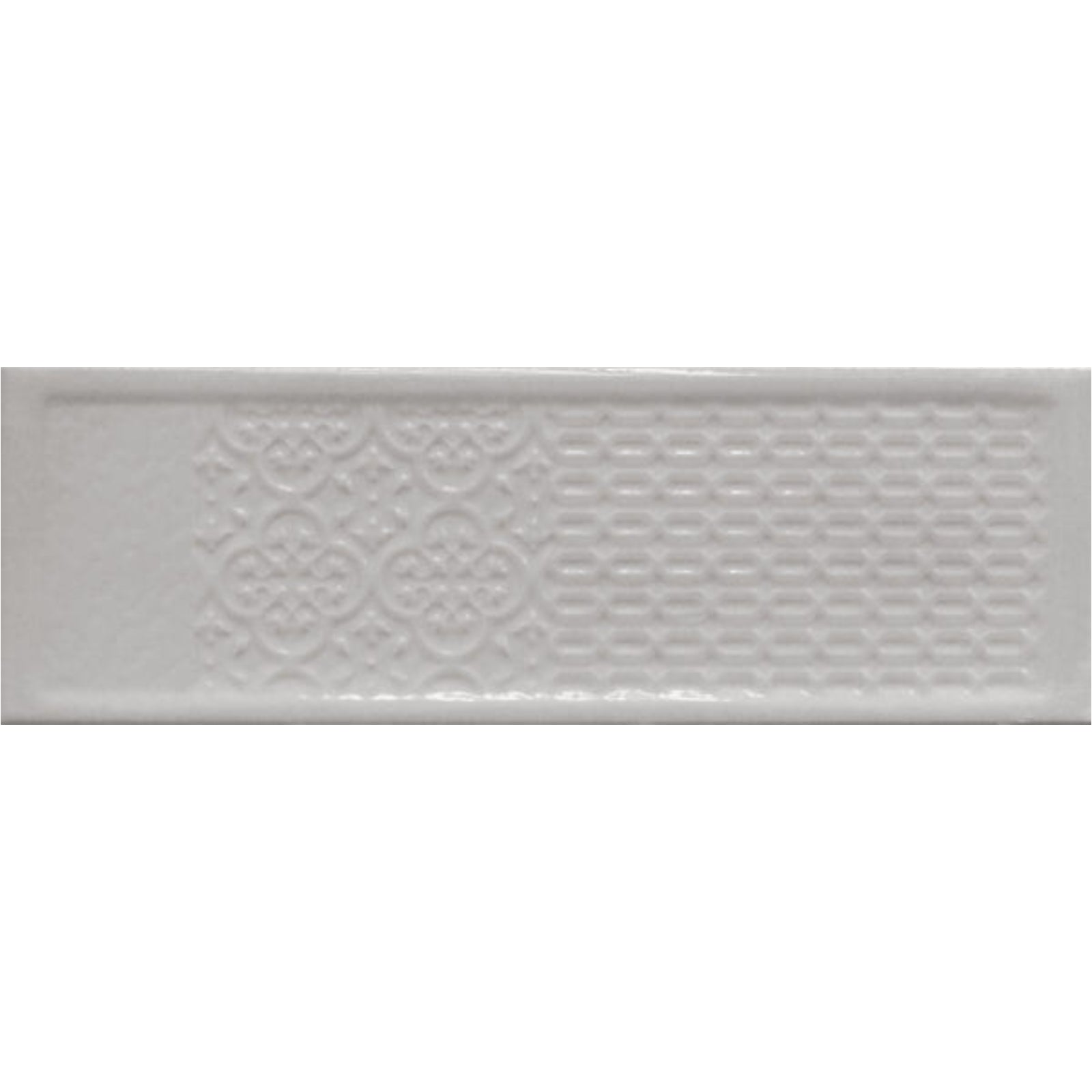 Happy Floors Titan 4" x 12" Glossy Ceramic Deco Wall Tile