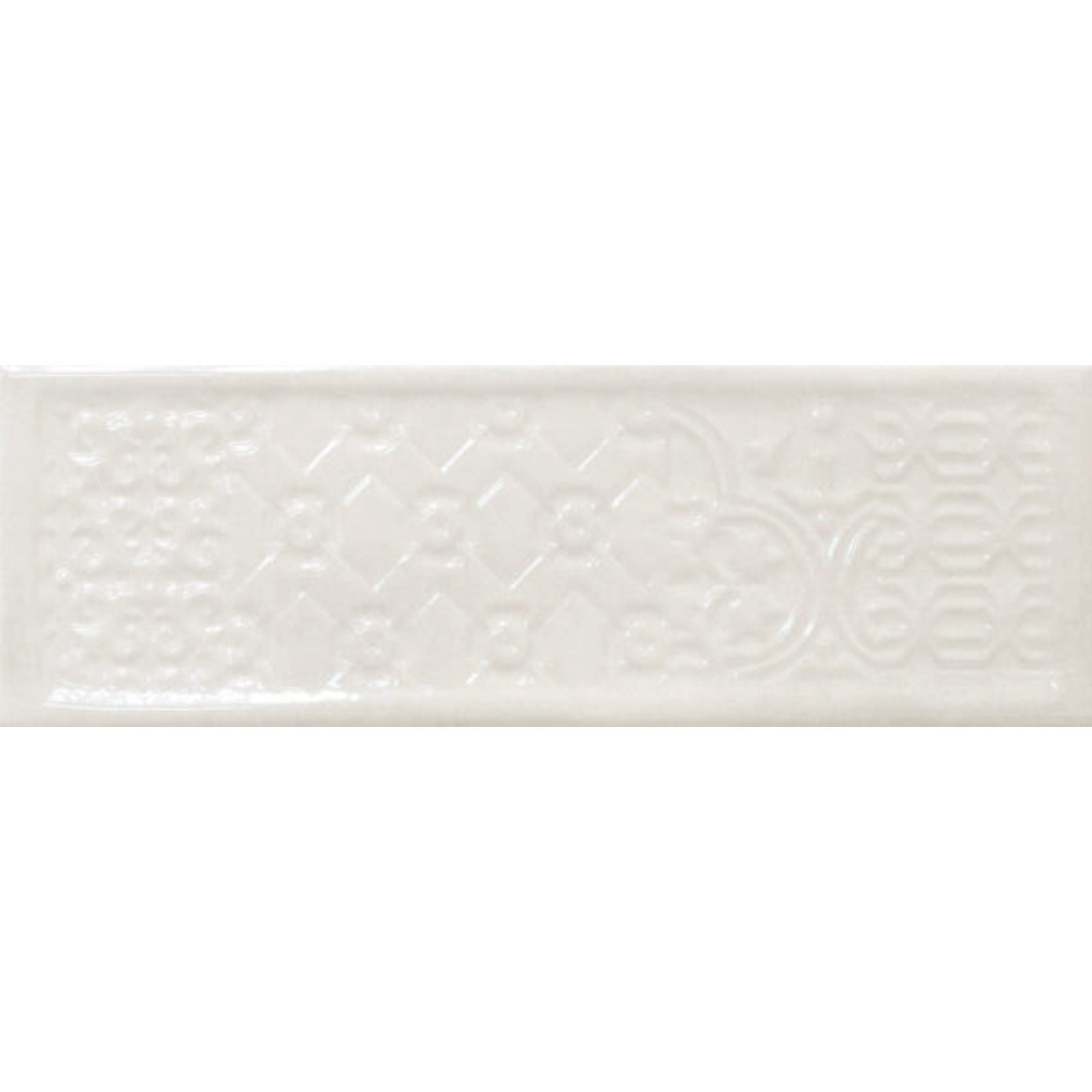 Happy Floors Titan 4" x 12" Glossy Ceramic Deco Wall Tile