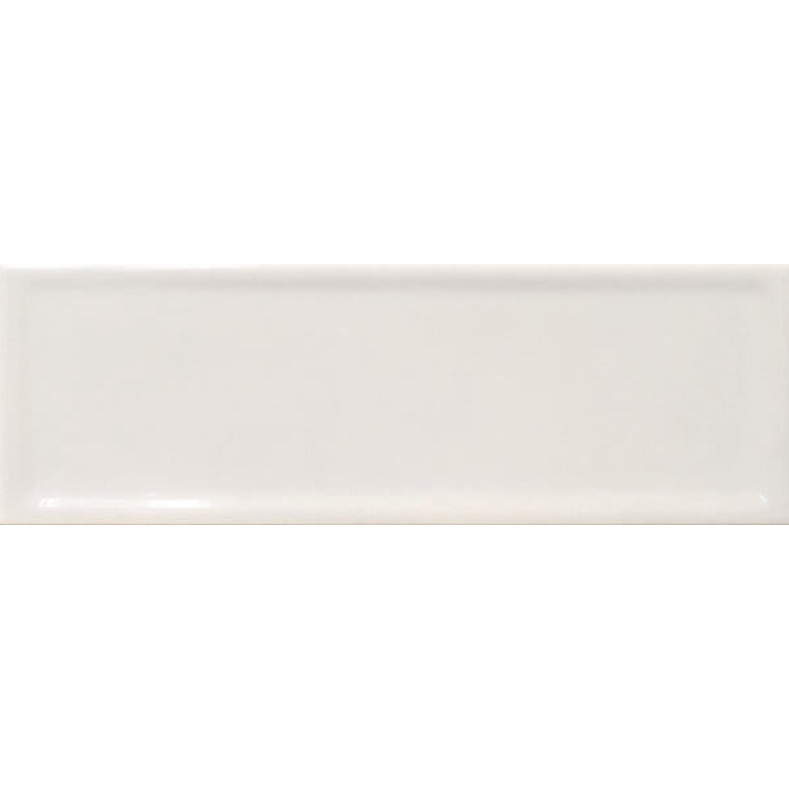 Happy Floors Titan 4" x 12" Glossy Ceramic Deco Edge Wall Tile